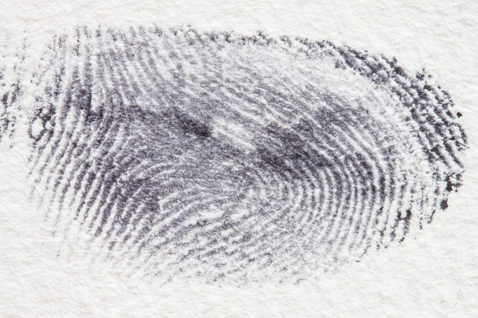 A close up of the fingerprint on someone 's finger.